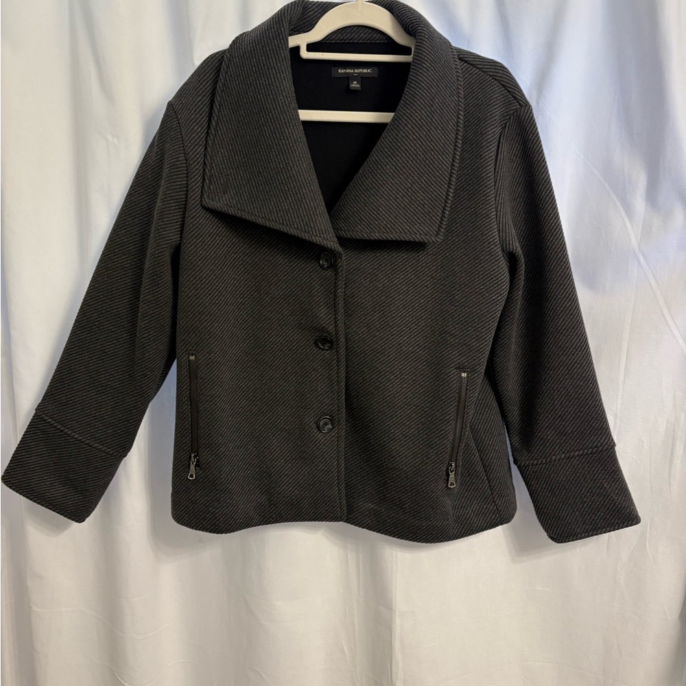 Banana Republic Factory Gray Pea Coats